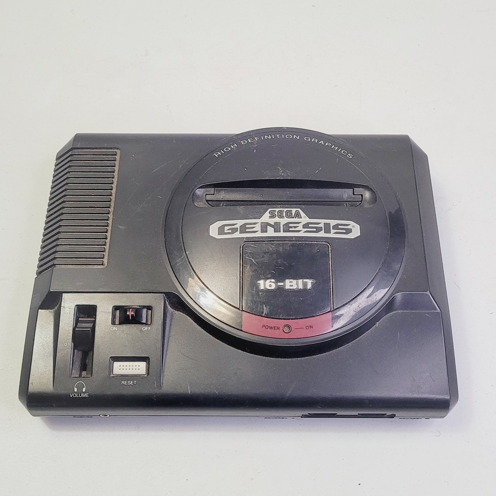 Sega Genesis 16-Bit Console Gaming System Black 1601